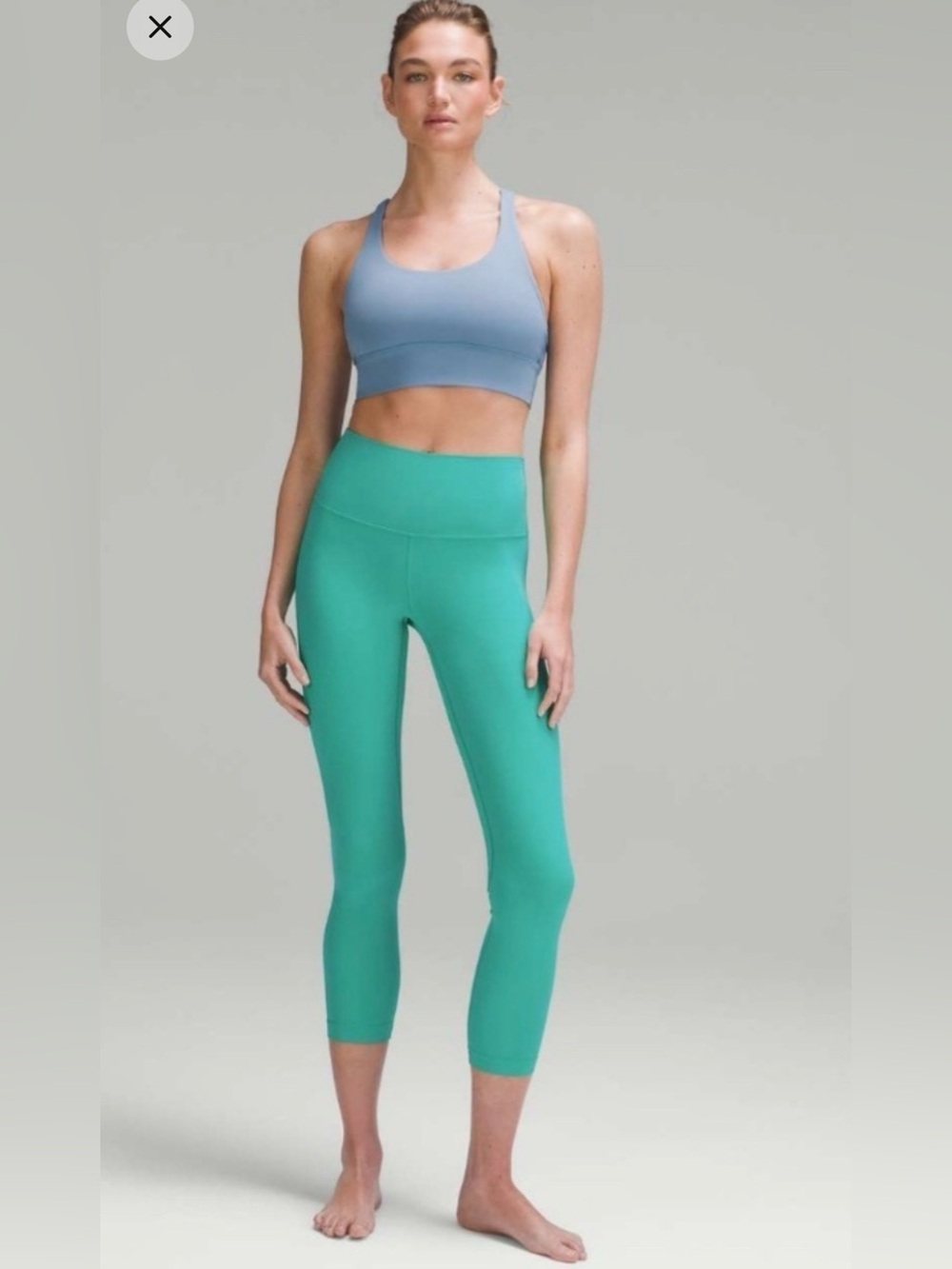 Lululemon align high wasted leggings 27”  in bright green 6